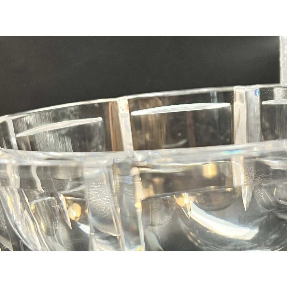 Orrefors Thousand Windows Crystal Bowl 0395-131 Signed Simon Gate 8-1/4 inch Dia - Picture 5 of 12